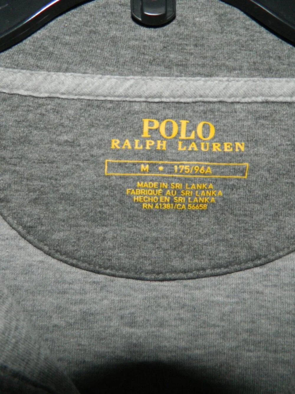 Ralph Lauren Polo 1/4 Zip Sweatshirt Size M (WW-35)